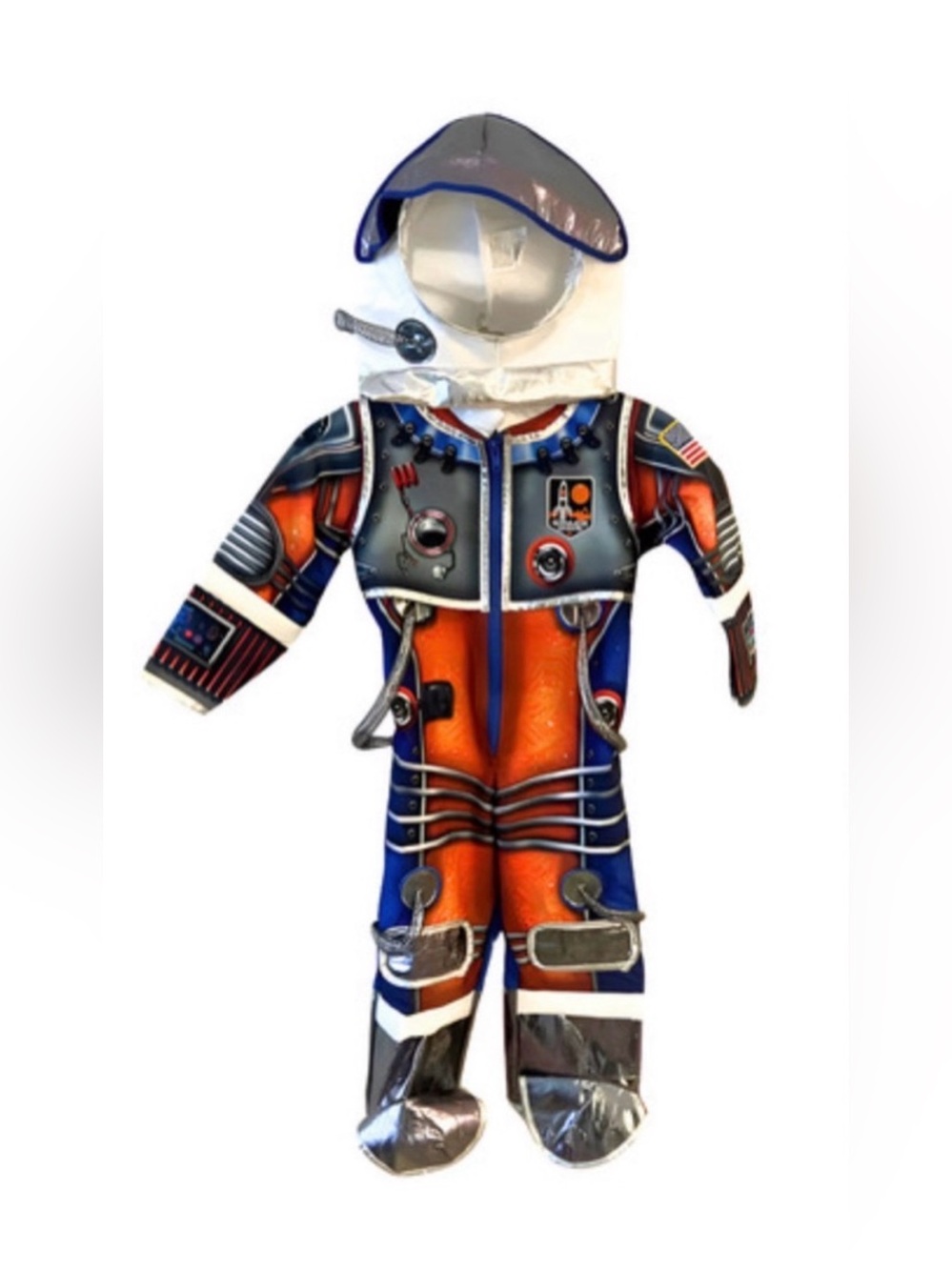 Adventure Factory Astronaut One Piece Costume with Detachable Helmet